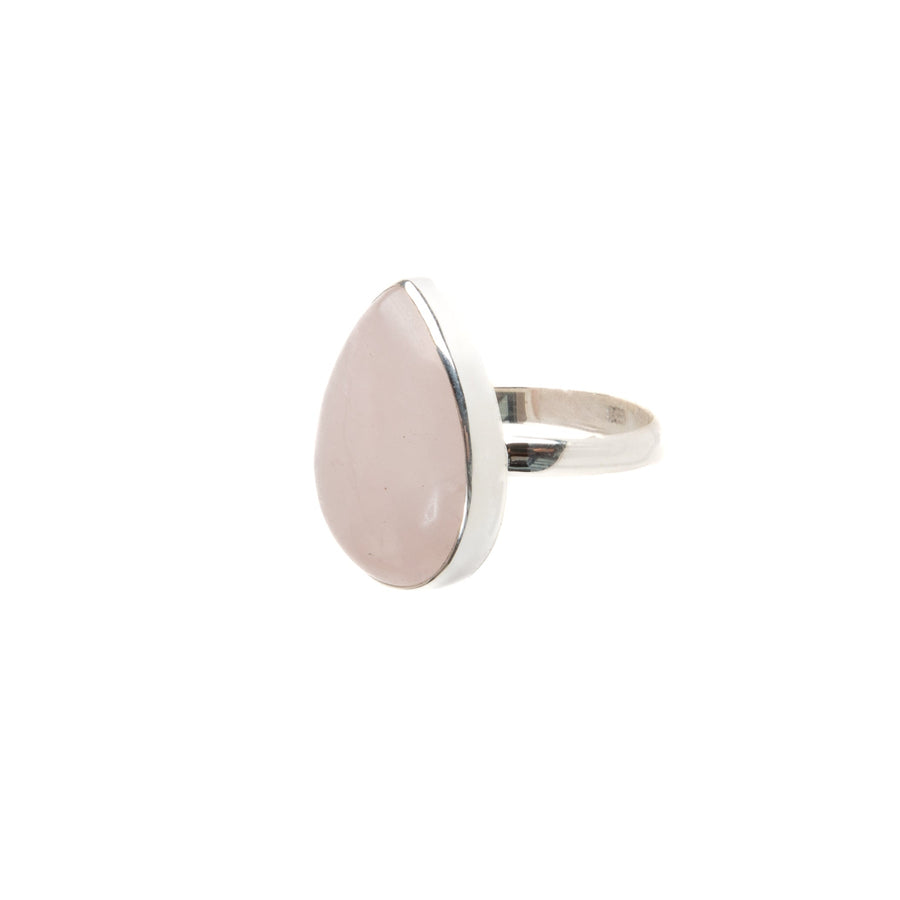 Anillo Rio Cuarzo Rosa