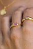 Joyas bañado en oro 22K piedra natural  diseño exclusivo elegante único hecho a mano joyería fina