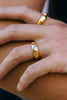 Joyas bañado en oro 22K piedra natural  diseño exclusivo elegante único hecho a mano joyería fina