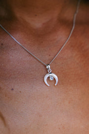 Collar plata 925 con topacio piedra natural  diseño exclusivo elegante único hecho a mano colgante de nacar joyería fina