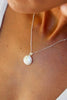 Joya hecha a mano collar colgante perla natural plata 925 piedra natural diseño exclusivo elegante único joyería fina
