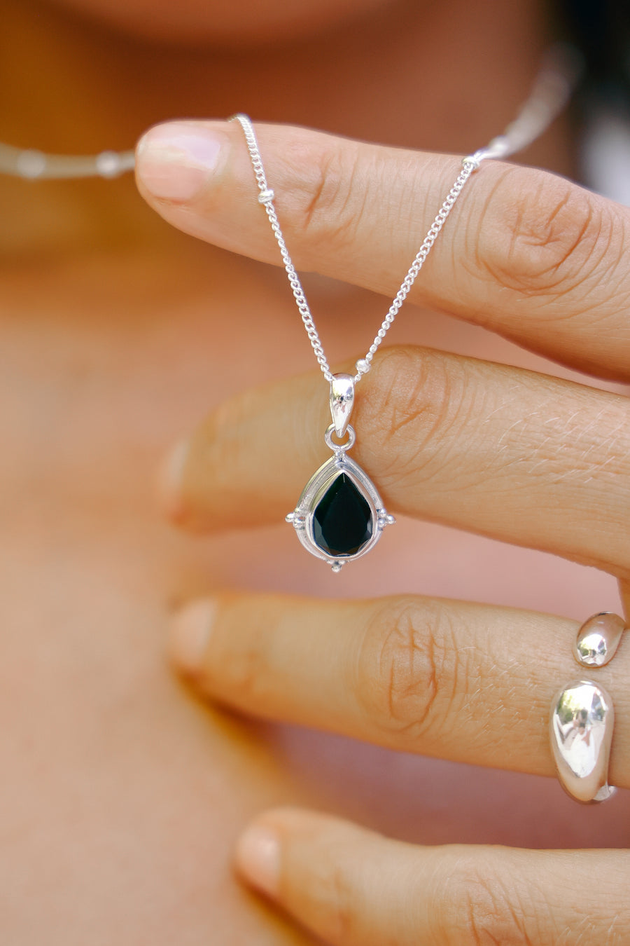 Joyas bañado en oro 22K piedra natural  diseño exclusivo elegante único hecho a mano joyería fina plata 925 