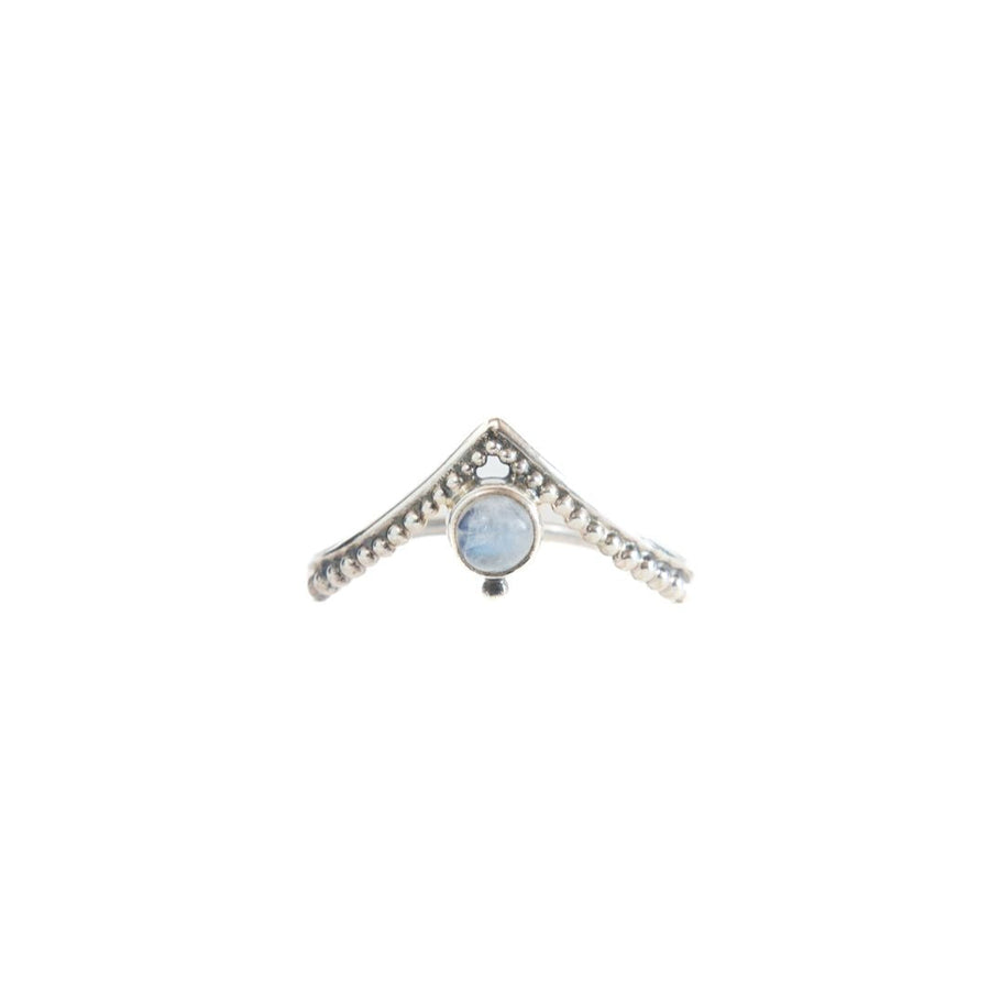 Anillo Bhagsu Piedra Luna
