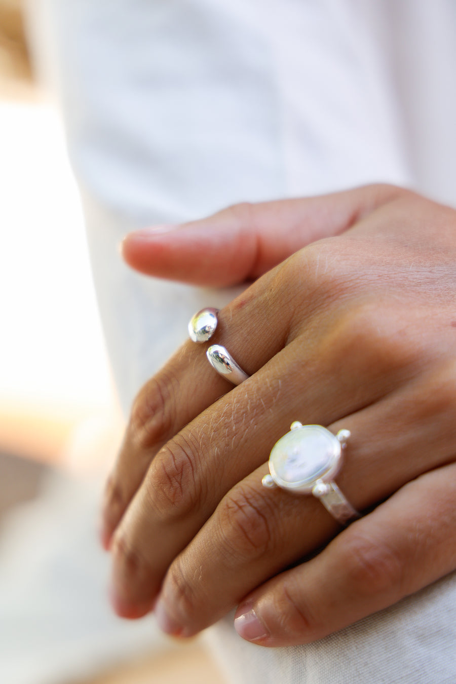 Joyas bañado en oro 22K piedra natural  diseño exclusivo elegante único hecho a mano joyería fina