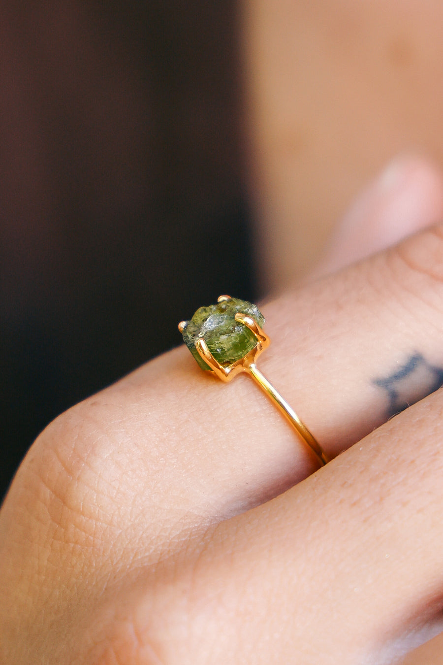 Joyas bañado en oro 22K 18k piedra natural  diseño exclusivo elegante único hecho a mano joyería fina