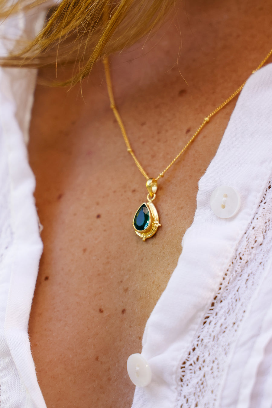 Joyas bañado en oro 22K piedra natural  diseño exclusivo elegante único hecho a mano joyería fina plata 925  peridoto