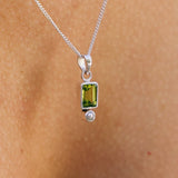 Collar Hvar Peridoto y Perla Plata 925